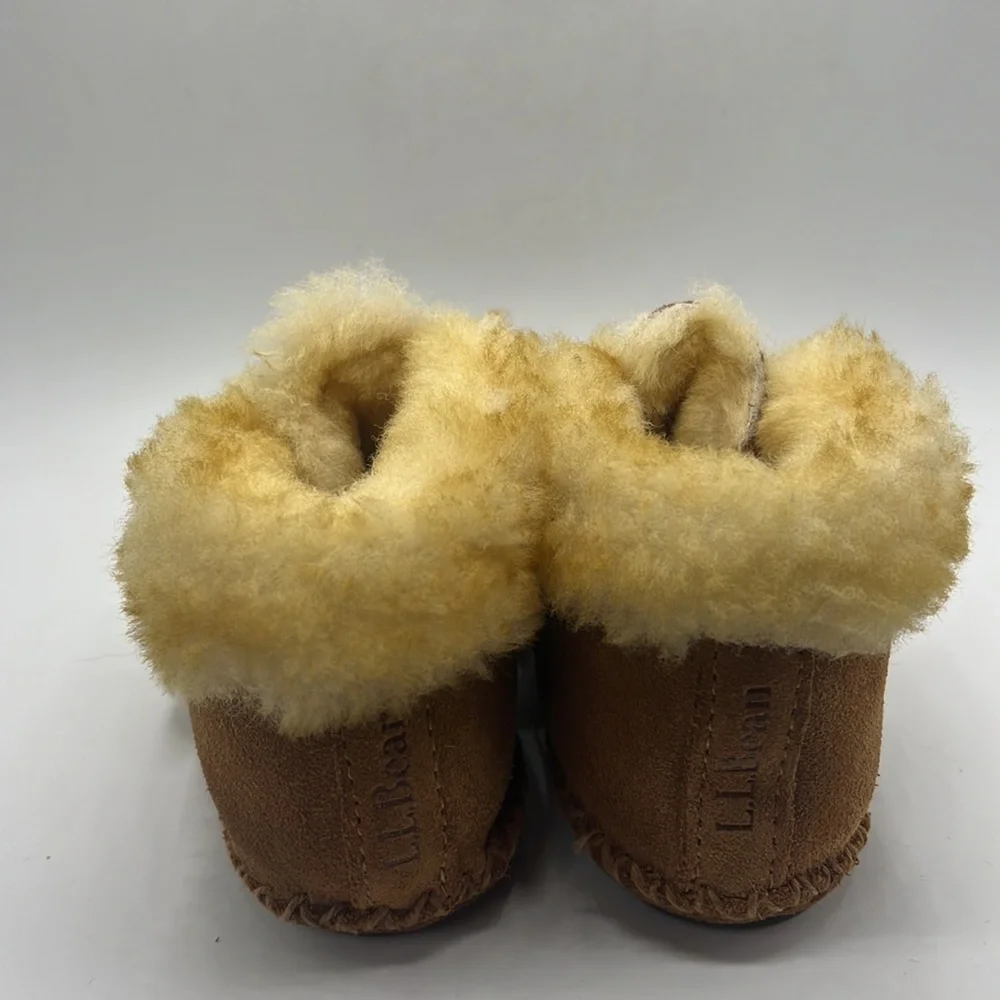 LL Bean Chestnut Boots with Fur Lined - Picture 3 of 7